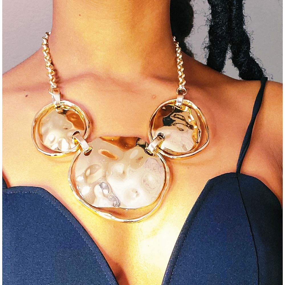 Jumbo Gold Colored Plated Necklace